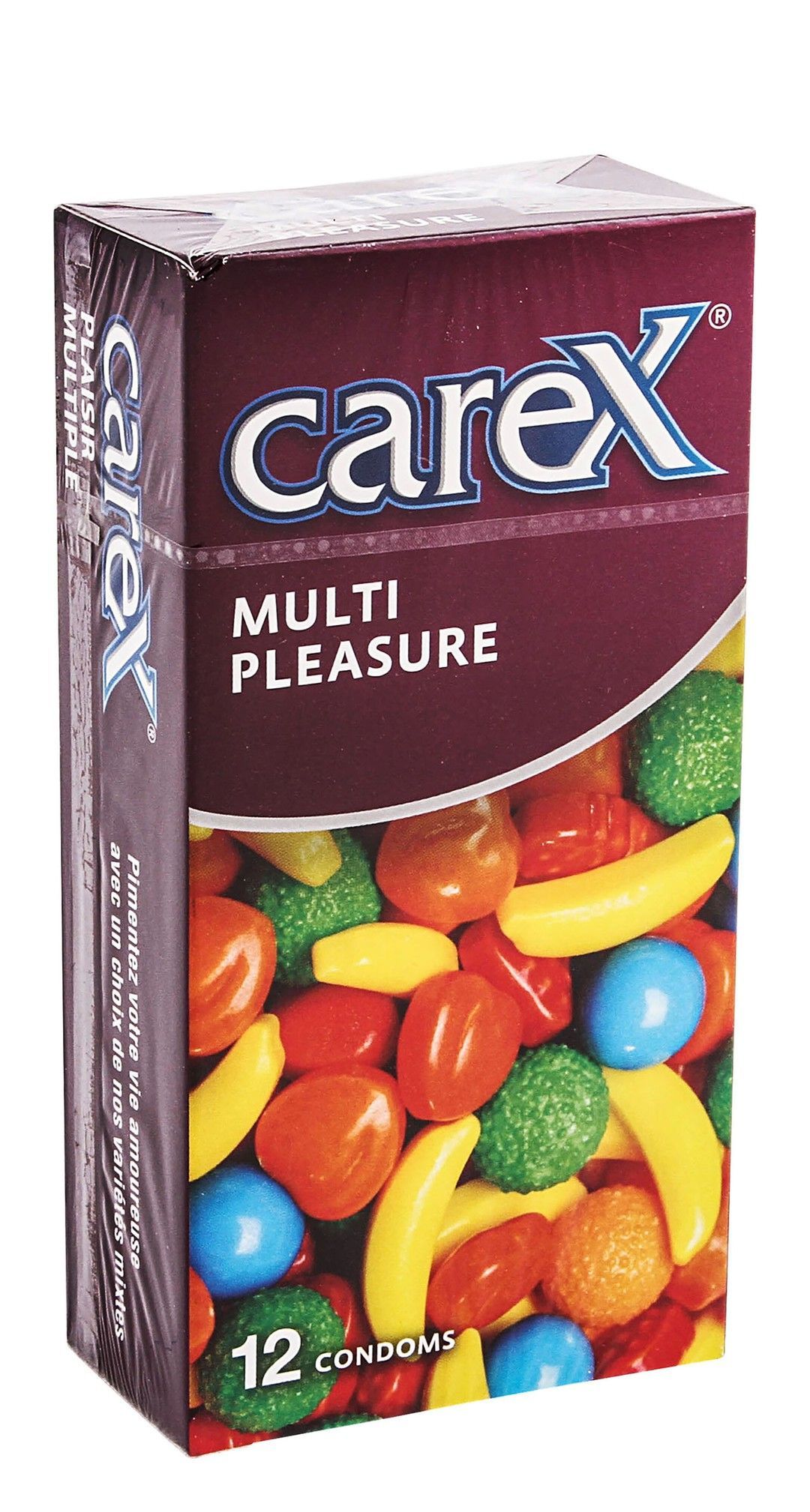 Carex Multi Pleasure Condoms, 12 Pieces