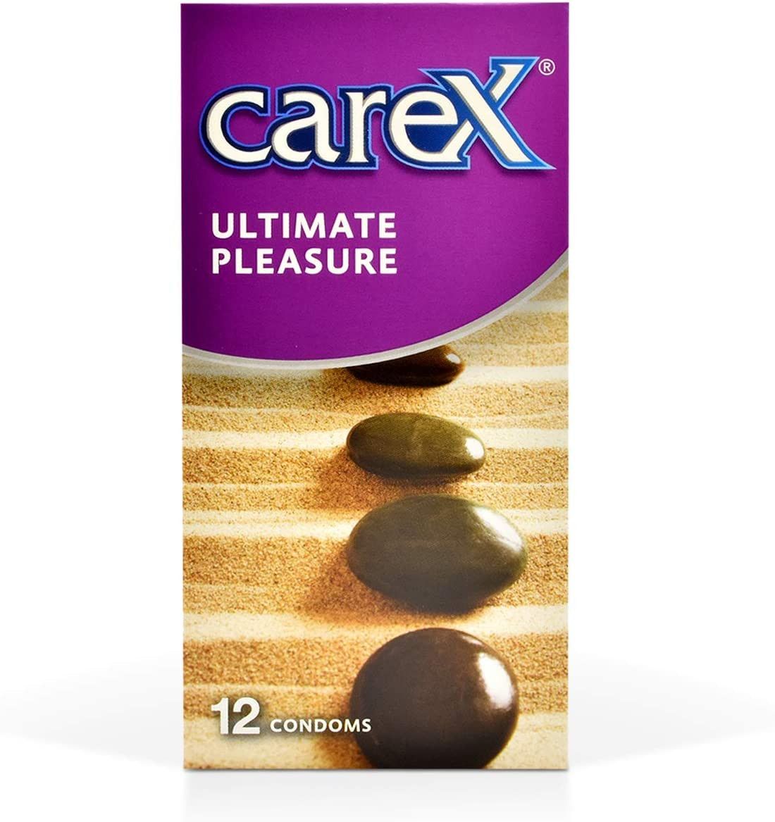 Carex Ultimate Pleasure Condoms, 12 Pieces