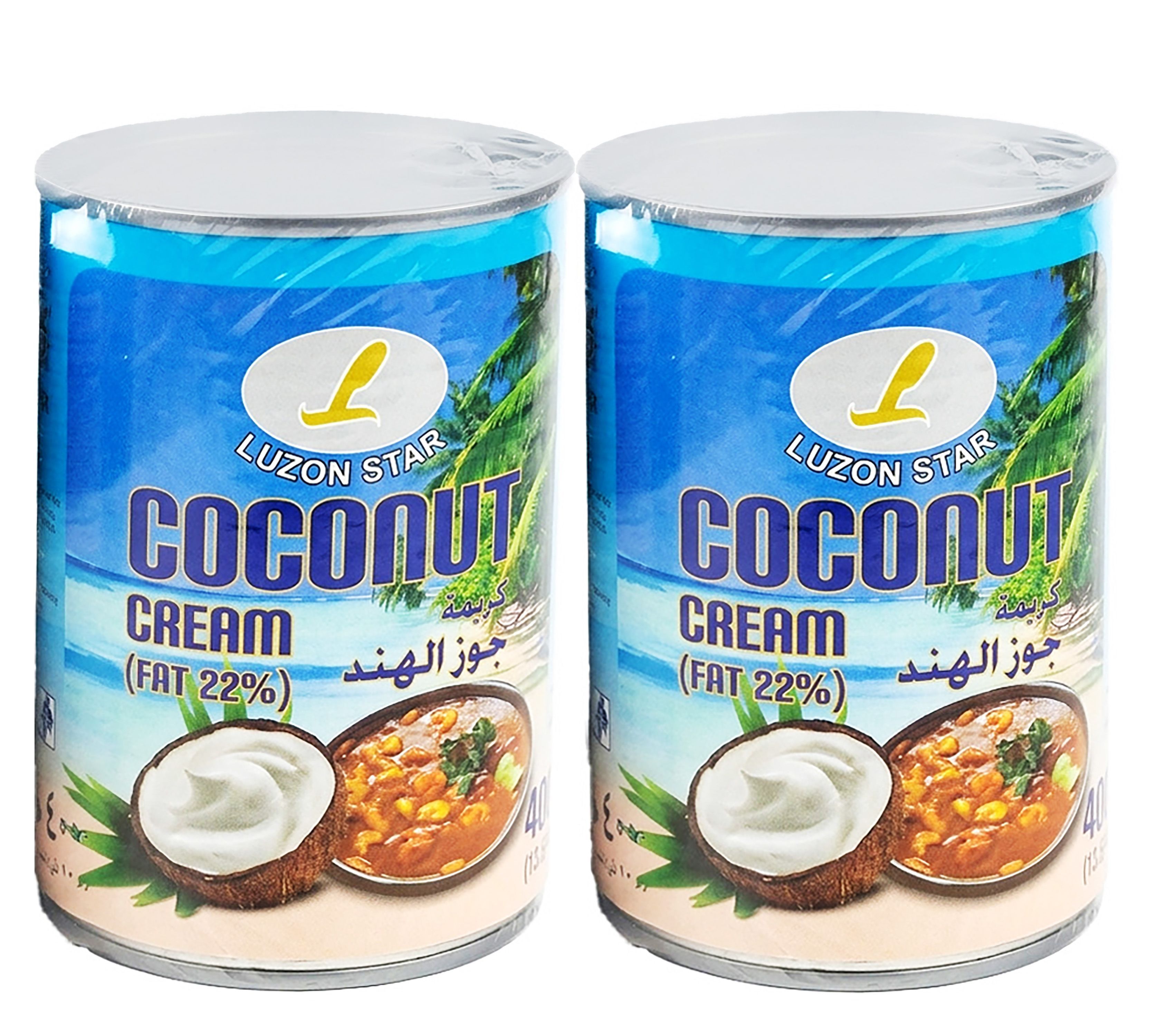 Luzon Star Coconut Cream, 2x400ml