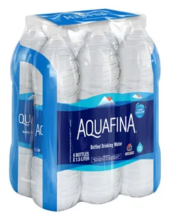 Aquafina Still Drinking Water Bottle with low sodium, 6x1.5L