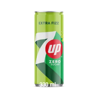 7UP Zero Sugar Can, 330ml