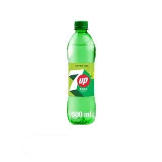 7UP Zero Sugar Soft Drink, 500ml