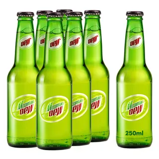 Mountain Dew Glass Bottle, 6x250ml
