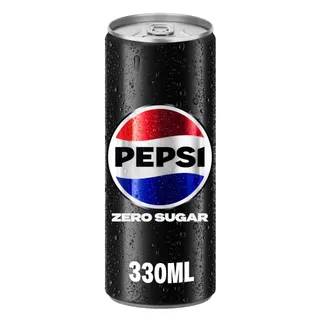Pepsi Cola Zero Sugar Soft Drink Can, 330ml
