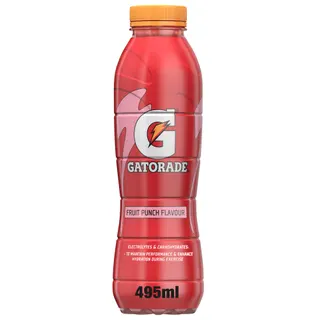 Gatorade Fruit Punch Flavor Sports Drinks, 495ml