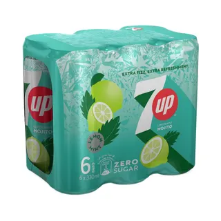 7Up Lemon Mint Mojito Drink, 6x330ml