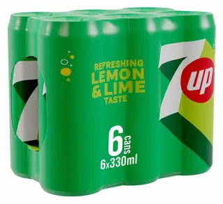 7UP Cans, 6x330ml
