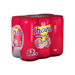Shani Soft Drink Can, 6x330ml
