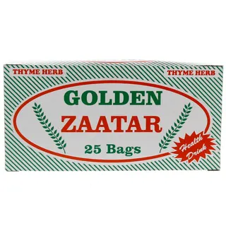 Golden Thyme Tea Bags Zaatar 25'S