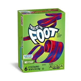 Fruit By The Foot Berry Tie-Dye Fruit Flavored Snacks 128 g 6 Rolls