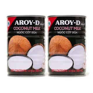 Aroy-D Coconut Milk, 2x400ml