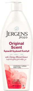 Jergens Original Scent Moisturizer with Cherry Almond Essence for Dry Skin, 400ml