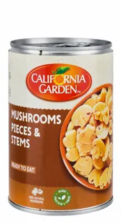 California Garden Mushroom Pieces & Stems, 230g