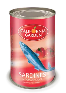 California Garden Sardines In Tomato Sauce, 155g