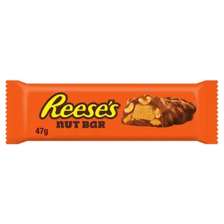 Reese's Milk Chocolate Coated Nut Bar Filled with Peanut Butter & Caramel, 47g