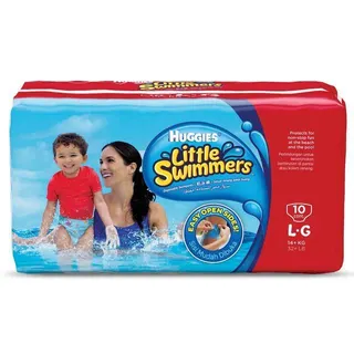 Huggies Little Swimmers Large Disposable Swimpants (14+ kg), 10 Pieces