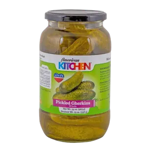 American Kitchen Whole Gherkins Dill 34 Oz
