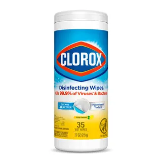 Clorox Lemon Fresh Disinfecting Wipes Can, 35 Count
