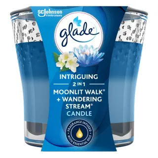 Glade Moonlit Walk & Wandering Stream Scented Candle, 3.4oz