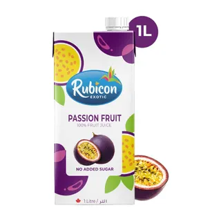 Rubicon Exotic No Added Sugar Passion Fruit Juice, 1L