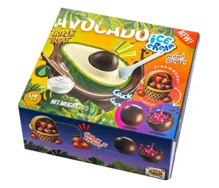 Triple Treat Lik Lak Avocado Strawberry Ice Cream, 85g