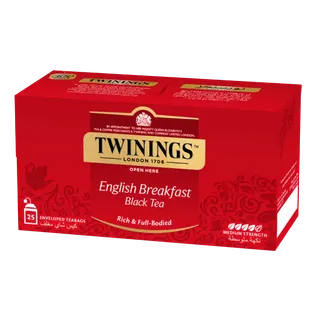 Twinings English Breakfast Tea Bags, 25 Bags