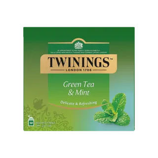 Twinings Green Tea & Mint Tea Bags, 50 Bags
