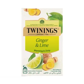 Twinings Ginger & Lime Tea Bags, 20 Tea Bags