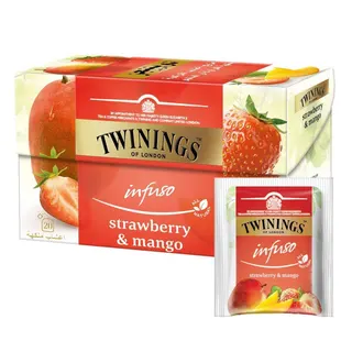 Twinings Infuso Strawberry & Mango Tea, 20 Teabags