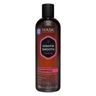 Hask Smoothing & Renewing Shampoo with Keratin Protein, 355ml