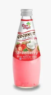 Unichef Coco Kool Strawberry Coconut Milk Drink With Ndc, 290ml