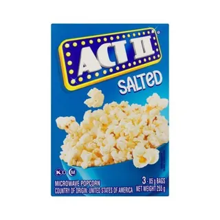Act II Salted Popcorn, 255g