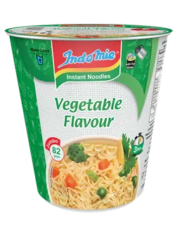 Indomie Vegetable Flavor Noodles Jumbo Cup, 82g