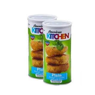American Kitchen Bread Crumbs Plain, 2x15 Oz