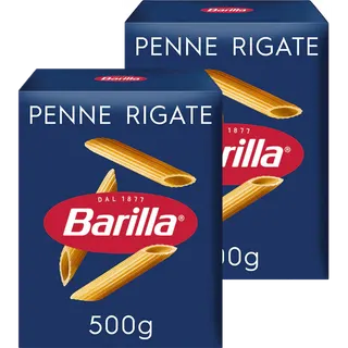 Barilla Pasta Penne Regate, 2x500g