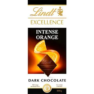 Lindt Excellence Intense Orange Dark Chocolate, 100g