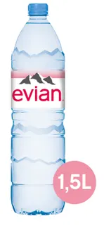 Evian Natural Mineral Water 1.5 L