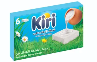 Kiri Spreadable Cream Cheese Squares (6 Portions), 100g