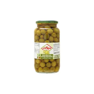 Crespo Whole Green Olives In Jars 907 g