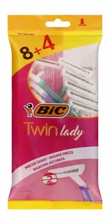 BiC Twin Lady Sensitive Razors, 12 Pieces