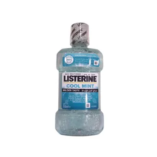 Listerine Zero Mouthwash Milder Taste Mint Flavor, 250ml