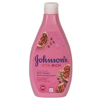 Johnson's Vita-Rich Brightening Body Wash with Pomegranate Flower Extract, 250ml