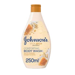 Johnson's Body Wash Vita-Rich Smoothies Comforting Yogurt Honey & Oats, 250ml