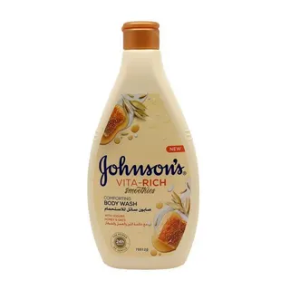 Johnson's Vita-Rich Smoothies Comforting Body Wash with Yogurt, Honey & Oats, 400ml