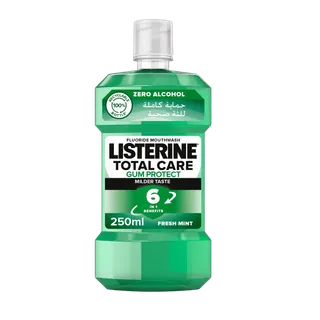 Listerine Total Care Gum Protect 6 Benefit Fluoride Daily Mouthwash Mildertaste Fresh Mint, 250ml