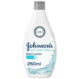 Johnson's 3in1 Antibacterial Body Wash with Sea Salt, 250ml