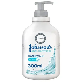 Johnson's 3in1 Antibacterial Liquid Hand Wash with Sea Salt, 300ml