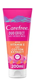 Carefree Intimate Wash with Vitamin E & Cotton Extract, 200ml