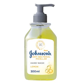 Johnson's Antibacterial Micellar Liquid Hand Wash Lemon Scent, 300ml