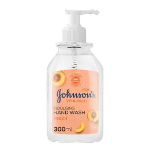 Johnson's Vita-Rich Indulging Hand Wash Peach, 300ml